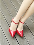 Nise Photo NO.070 Min - red single shoe with tip tip(35)